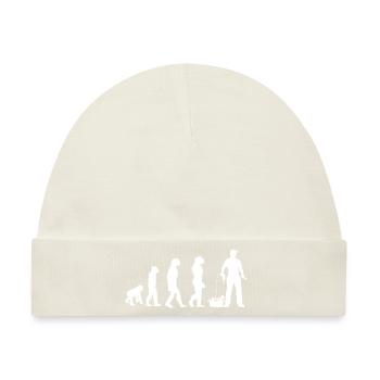 DIY-Evolution - Baby Premium Organic Mütze - Naturweiß - Vorne