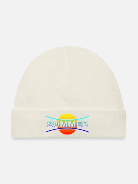 Summer 1 - Baby Premium Organic Mütze - Naturweiß