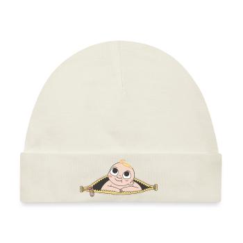 Schwangerschaftskleidung Mama Babybauch Schwanger - Baby Premium Organic Mütze - Naturweiß - Vorne