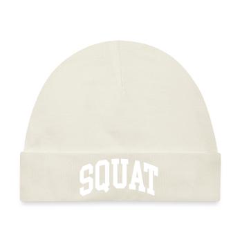 Squat - Baby Premium Organic Mütze - Naturweiß - Vorne