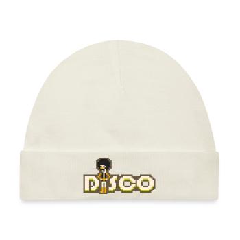 8bit disco - Baby Premium Organic Mütze - Naturweiß - Vorne