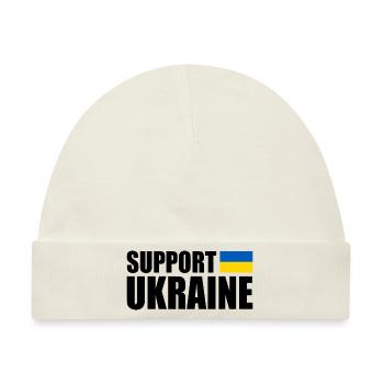 Support ukraine - Baby Premium Organic Mütze - Naturweiß - Vorne