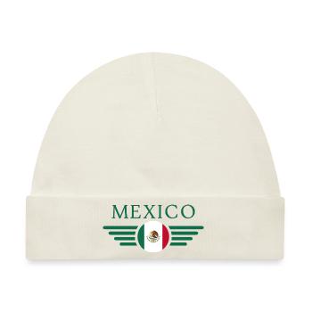 Mexiko - Baby Premium Organic Mütze - Naturweiß - Vorne