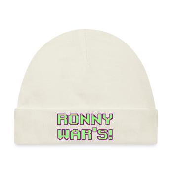 Ronny war s - Baby Premium Organic Mütze - Naturweiß - Vorne