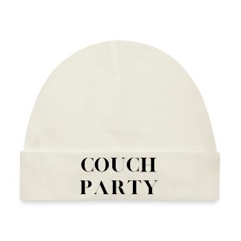 Couch Party - Baby Premium Organic Mütze - Naturweiß - Vorne