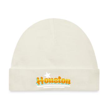 Houston Design für stolze Houstoner - Baby Premium Organic Mütze - Naturweiß - Vorne
