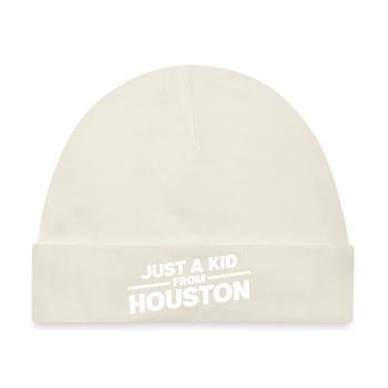 Houston Kid Design für stolze Houstoner - Baby Premium Organic Mütze - Naturweiß - Vorne