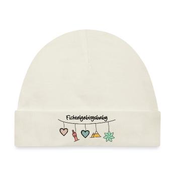 Mobile-Fichtelgebirgsbaby - Baby Premium Organic Mütze - Naturweiß - Vorne