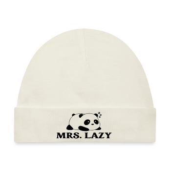 Mrs Lazy - Baby Premium Organic Mütze - Naturweiß - Vorne