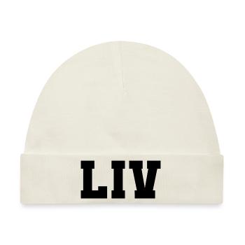 Name - Liv - Baby Premium Organic Mütze - Naturweiß - Vorne