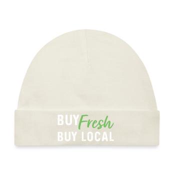Frisch kaufen, lokal kaufen - Baby Premium Organic Mütze - Naturweiß - Vorne