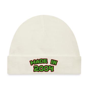 Hergestellt im Jahr 2004 - Baby Premium Organic Mütze - Naturweiß - Vorne