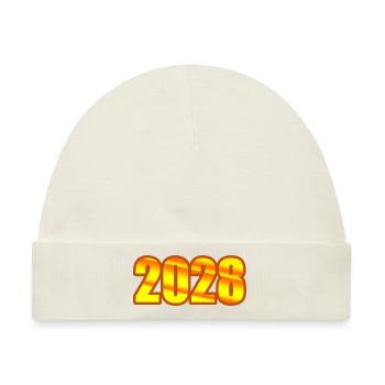 2028 2028 - Baby Premium Organic Mütze - Naturweiß - Vorne