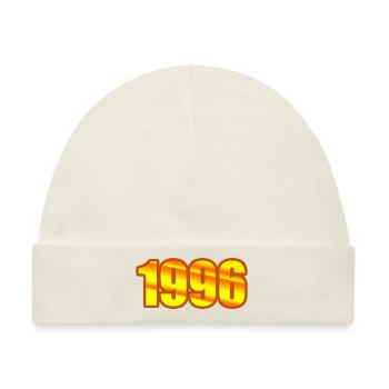 1996 1996 - Baby Premium Organic Mütze - Naturweiß - Vorne