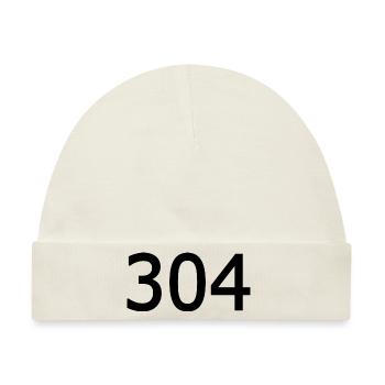 304 - Baby Premium Organic Mütze - Naturweiß - Vorne