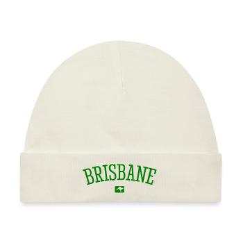 Brisbane Australia Down Under Kangaroo Koala - Baby Premium Organic Mütze - Naturweiß - Vorne