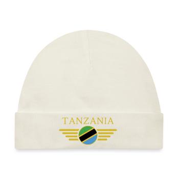 Ich liebe Tansania, Eleganz Stil Design T-Shirt - Baby Premium Organic Mütze - Naturweiß - Vorne