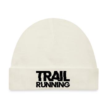 Trail Running Sport - Baby Premium Organic Mütze - Naturweiß - Vorne