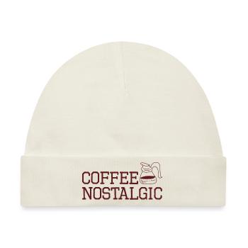 Coffee lover nostalgisch - Baby Premium Organic Mütze - Naturweiß - Vorne