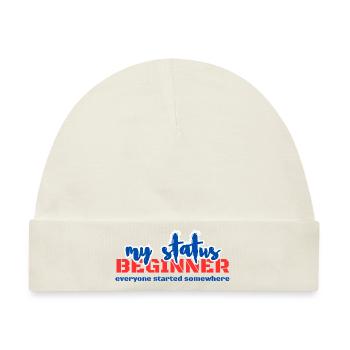 BEGINNER - Baby Premium Organic Mütze - Naturweiß - Vorne