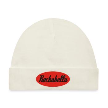 Rockabella Rockabilly Psychobilly Rock and Roll - Baby Premium Organic Mütze - Naturweiß - Vorne
