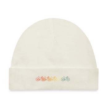 Rennrad vintage Fahrrad - Baby Premium Organic Mütze - Naturweiß - Vorne