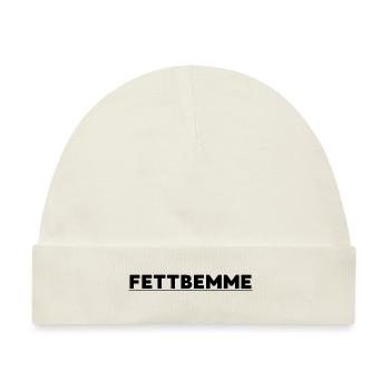Fettbemme Geschenk DDR Ossi Ostdeutschland - Baby Premium Organic Mütze - Naturweiß - Vorne
