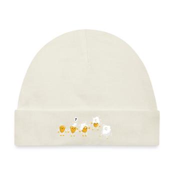 Popcorn - Baby Premium Organic Mütze - Naturweiß - Vorne