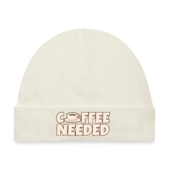 Coffee Needed 4 - Baby Premium Organic Mütze - Naturweiß - Vorne