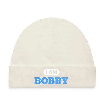 Bobby Name Saying für stolze Bobbys - Baby Premium Organic Mütze - Naturweiß - Vorne
