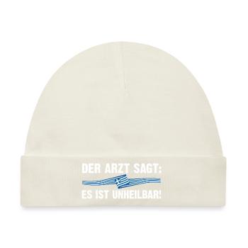 Griechen Grieche Griechenland - Baby Premium Organic Mütze - Naturweiß - Vorne