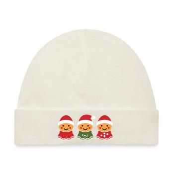 Lebkuchenmann - Baby Premium Organic Mütze - Naturweiß - Vorne