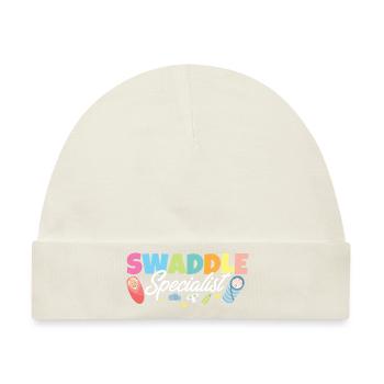 Swaddle Specialist Postpartum Labor And Delivery - Baby Premium Organic Mütze - Naturweiß - Vorne