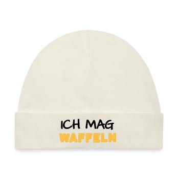 Waffeln - Baby Premium Organic Mütze - Naturweiß - Vorne