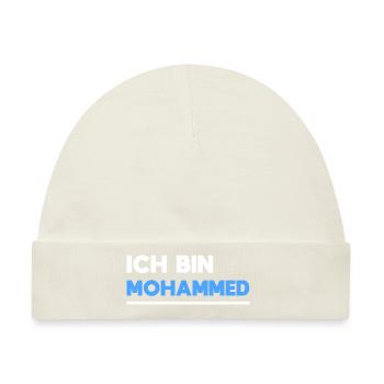Mohammed Name Spruch für stolze Mohammeds - Baby Premium Organic Mütze - Naturweiß - Vorne