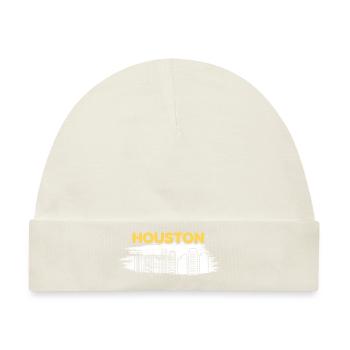 Houston Skyline Design für stolze Houstoner - Baby Premium Organic Mütze - Naturweiß - Vorne