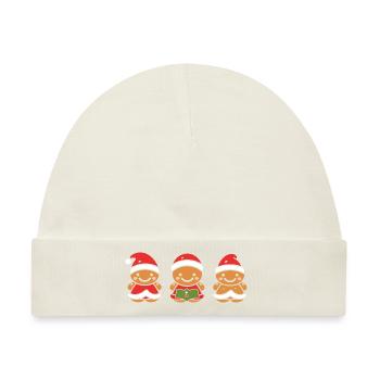 Lebkuchenmann - Baby Premium Organic Mütze - Naturweiß - Vorne