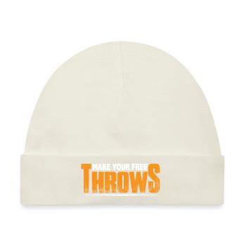 Make Your Free Throws 8 - Baby Premium Organic Mütze - Naturweiß - Vorne