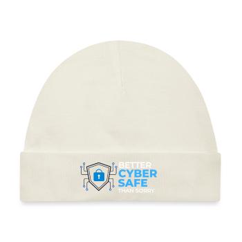Cyber Security Information Computer Sicherheit - Baby Premium Organic Mütze - Naturweiß - Vorne