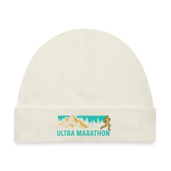 Ultra Marathon Sportler Gift - Baby Premium Organic Mütze - Naturweiß - Vorne