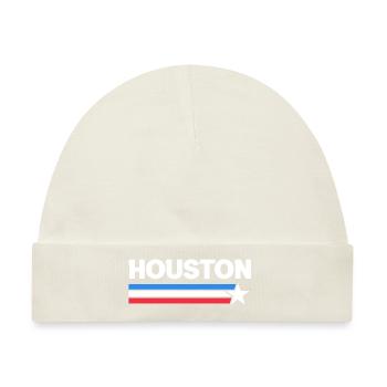 Houston Flagge Design für stolze Houstoner - Baby Premium Organic Mütze - Naturweiß - Vorne