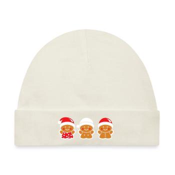 Lebkuchenmann - Baby Premium Organic Mütze - Naturweiß - Vorne