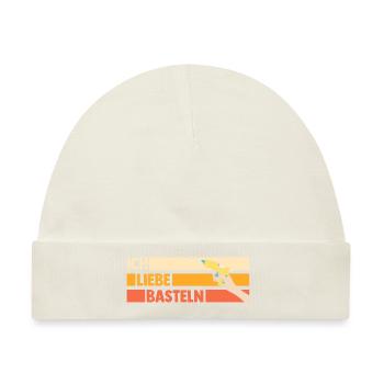Bastler Bastelunterricht Basteln - Baby Premium Organic Mütze - Naturweiß - Vorne