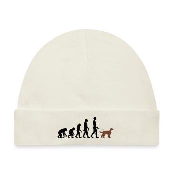 Irish Setter - Baby Premium Organic Mütze - Naturweiß - Vorne