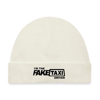 Fake Taxi Driver - Baby Premium Organic Mütze - Naturweiß - Vorne