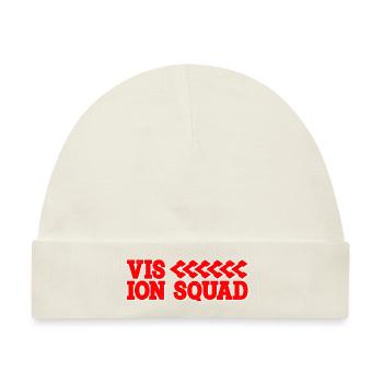 Vision Squad 5 - Baby Premium Organic Mütze - Naturweiß - Vorne