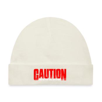 Caution Does Not Play Well With Others 37 - Baby Premium Organic Mütze - Naturweiß - Vorne