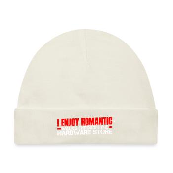 Enjoy Romantic Walks Through The Hardware Store21 - Baby Premium Organic Mütze - Naturweiß - Vorne