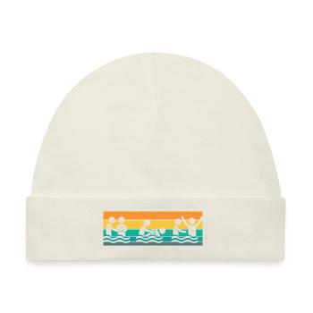 Religious Christian Baptism Church Baptized In - Baby Premium Organic Mütze - Naturweiß - Vorne