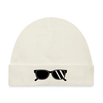 Sonnenbrille - Baby Premium Organic Mütze - Naturweiß - Vorne